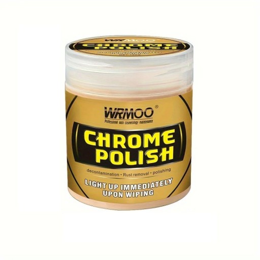 Polerpasta til krom, plastik og bilkarrosseri 100 g Bilpolerpasta Mindre reparationer af lakerede dele Rengøring og pleje
