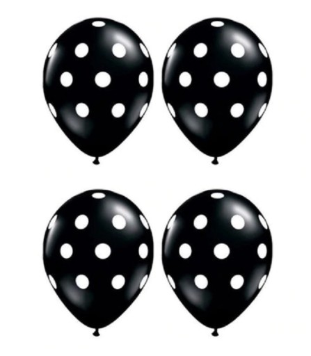 Polkadotballonnen - 10 stuks