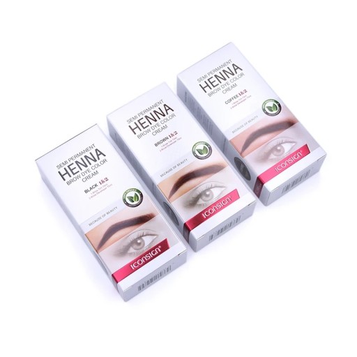 Polopermanente henna voor wenkbrauwen 2 x 15 ml in 3 natuurlijke tinten met applicatieaccessoires voor een salonlook van wenkbrauwen thuis