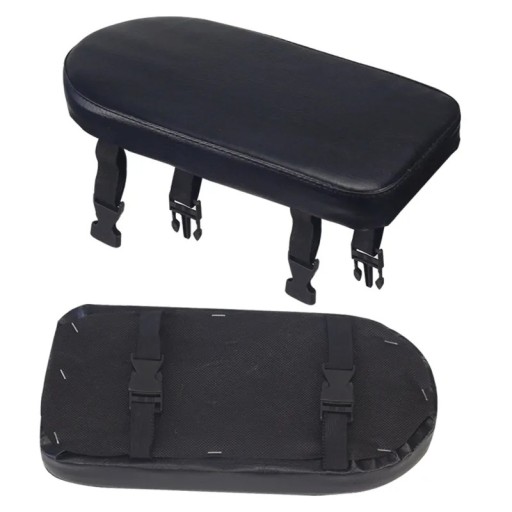 Polstrované sedadlo na nosič bicykla mäkký vankúš 30 × 15 × 3 cm čierne druhé sedátko pre spolujazdca na zadnom nosiči