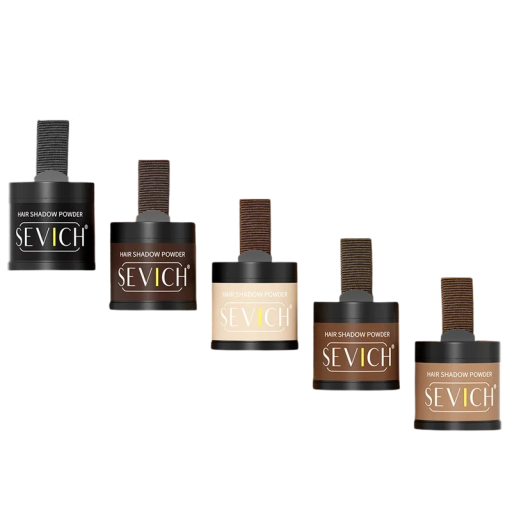 Polvo capilar universal para mujeres y hombres Corrector de la línea de cabello en retroceso Cubrimiento de áreas calvas Contra la calvicie Aumento instantáneo del volumen del cabello