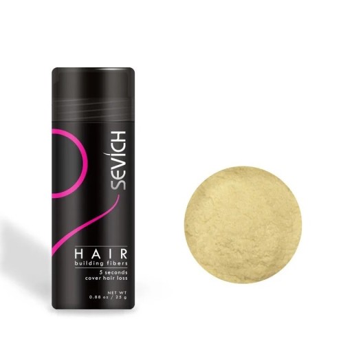 Polvo de queratina para el cabello Polvo de color para cubrir el cabello debilitado Polvo de color para cubrir el cabello rebrote y las canas 25 g