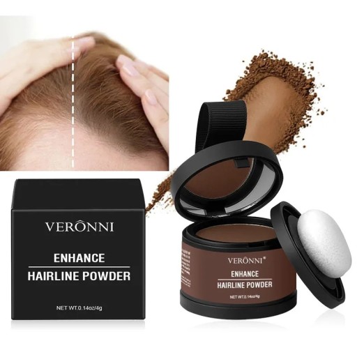 Polvo rellenador de línea capilar 4g Corrección de esquinas y cabello fino Efecto inmediato Aspecto natural Fácil aplicación Engrosador del cabello