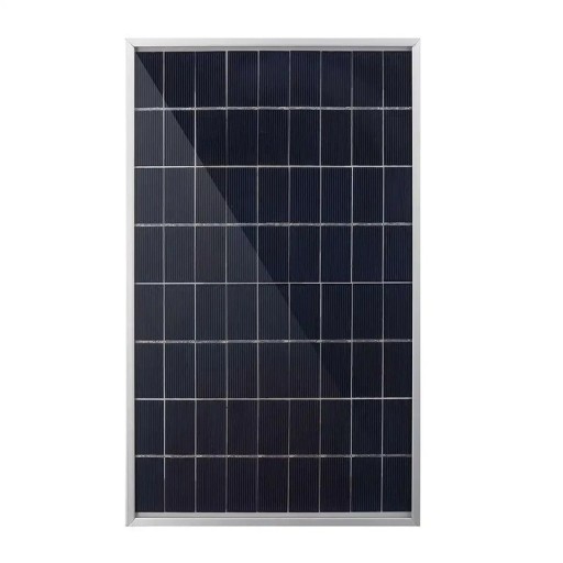 Polykrystallinsk bærbart solpanel 20 W/H 12V 33,5x20 cm udendørs solgenerator til batterier camping have og hjemmebrug