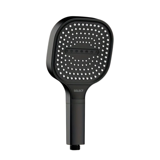 Pommeau de douche 13 cm avec filtre 3 modes Rain Mist Mix Douchette massante à économie d’énergie Pommeau haute pression avec buses