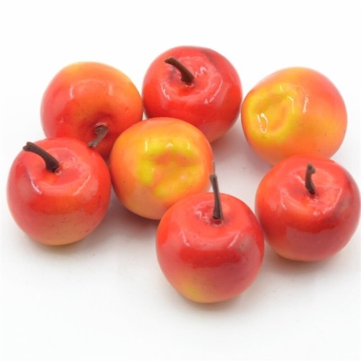 Pommes en plastique 10 pièces