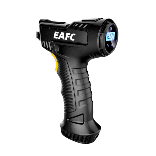 Pompă de anvelope digitală cu compresor de aer portabil pentru mașini electrice wireless de 120 W, motor din cupru, corp ABS