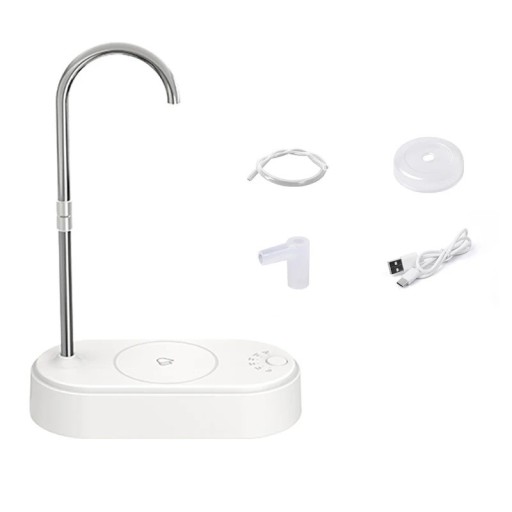 Pompa Elettrica per Acqua Potabile Dosatore Automatico per Bottiglie da Gallone Pompa USB Portatile per Acqua Fredda per Casa e Ufficio