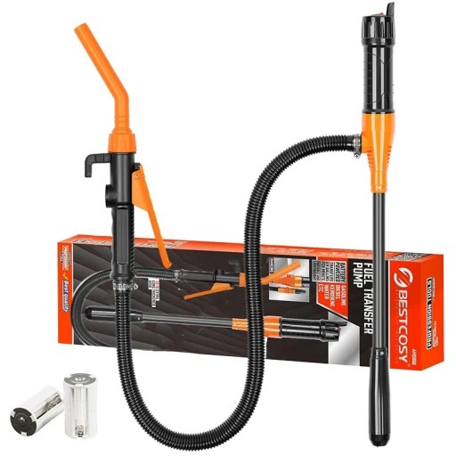 Pompe à huile électrique avec pistolet à huile Convertisseur de batteries 2xD ou 6xAA Plastique Pour atelier et garage