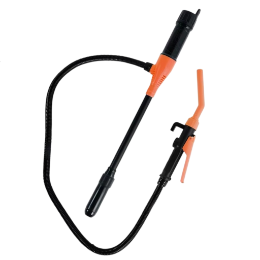 Pompe électrique à liquide à batterie 12 W pompe portable avec tuyau pour le transfert de carburant, d'huile, d'eau et de diesel dans les voitures