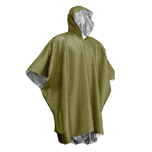 Poncho regenjas met capuchon 100 x 130 cm PE lichte bescherming tegen regen reizen toerisme festival buitengebruik