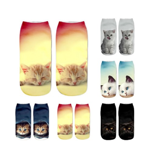 Ponožky s kočkami A1485