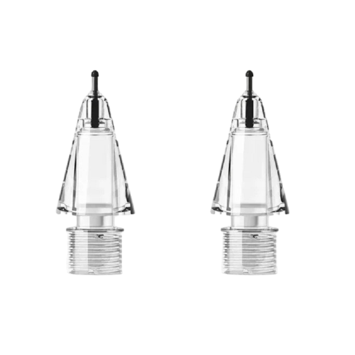 Ponta de substituição para caneta touch 2 pcs Ponta transparente para stylus para Apple Pencil 1.ª e 2.ª geração 2 B Acessórios para canetas touch