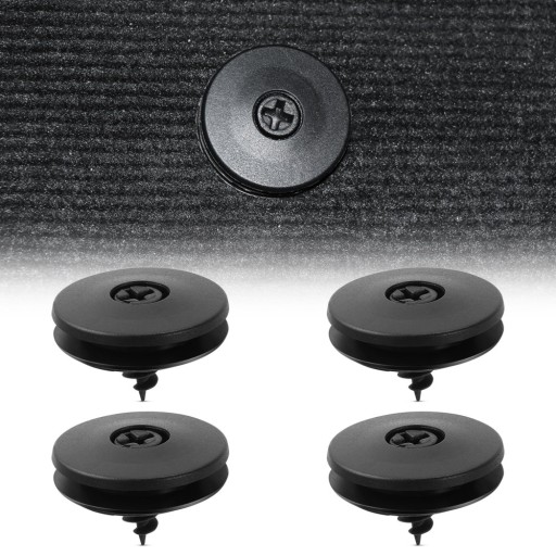 Pontos de fixação plásticos para carro 4 pcs