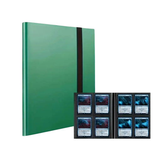 Pořadač na karty 160 kapacita 21 x 17,5 x 2,5 cm PP album na sběratelské karty organizér karet pro ukládání a ochranu