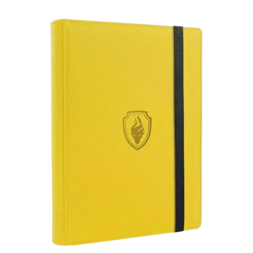 Pořadač na karty s elastickým uzávěrem 32 x 25,5 x 3 cm PU obal organizér sběratelských karet a herních karet