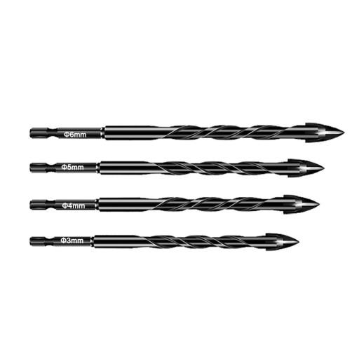 Poranteräsarja 4 kpl 3-6 mm H1157
