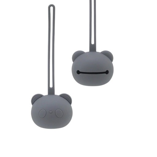 Porta chupete con forma de osito de peluche