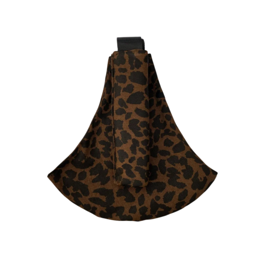 Portabebés de seguridad para hombro con estampado de leopardo Capacidad de carga 20 kg Portabebés de cadera Transpirable Sujeción del bebé posparto