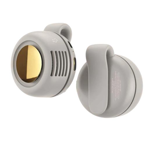 Portable Mini Bladeless Fan 3 Speeds Quiet Electric Hanging Fan Outdoor Use Rotating USB Air Cooler