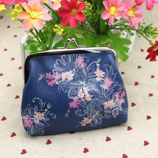 Portafoglio da donna per monete - Fiori