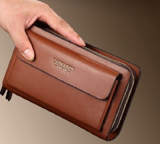 Portafoglio da uomo in pelle doppio M459