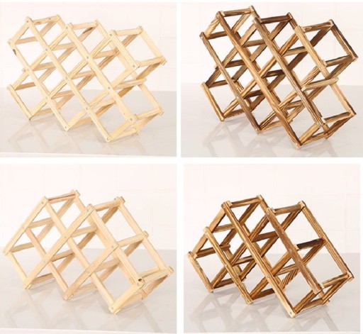 Porte-bouteilles en bois C75