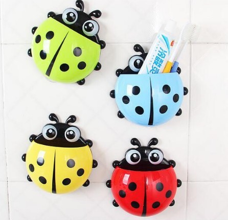 Porte-brosse à dents en forme de coccinelle J2507