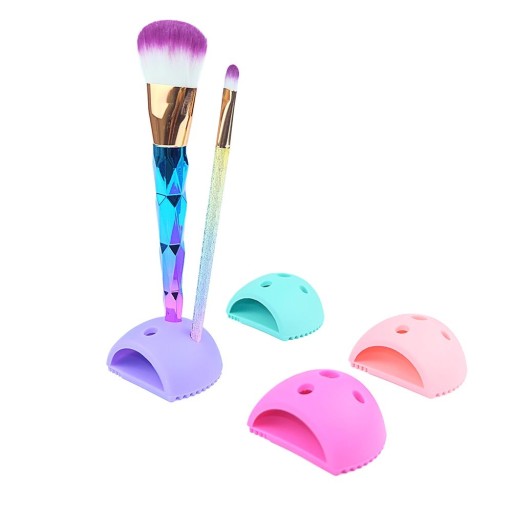 Porte-brosse en silicone pour le nettoyage des pinceaux