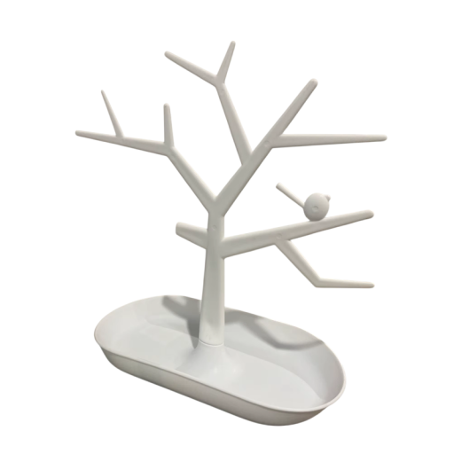 Porte-clés avec coupelle en forme d'arbre 23,5 x 11,8 x 27 cm Support décoratif pour clés et petits objets Organisateur domestique pour l'entrée