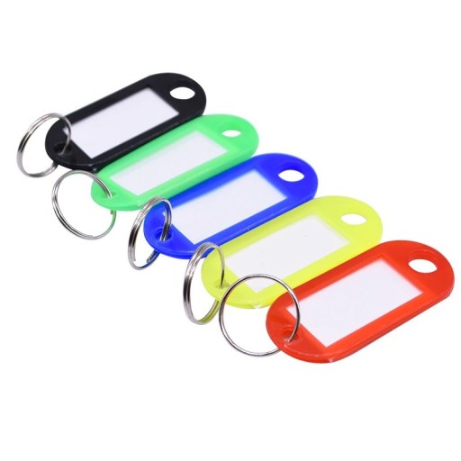 Porte-clés avec étiquette 50 pcs