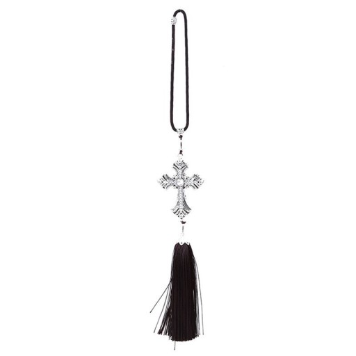 Porte-clés de voiture avec croix