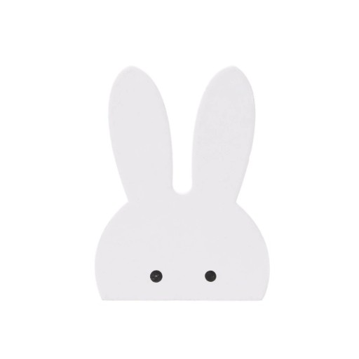 Porte-manteau en bois en forme de lapin