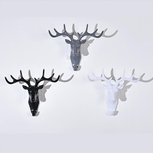 Porte-manteau en forme de cerf