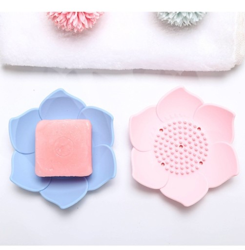 Porte-savon en forme de fleur