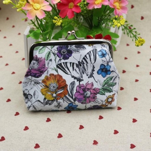 Portefeuille à pièces pour femmes - Papillon