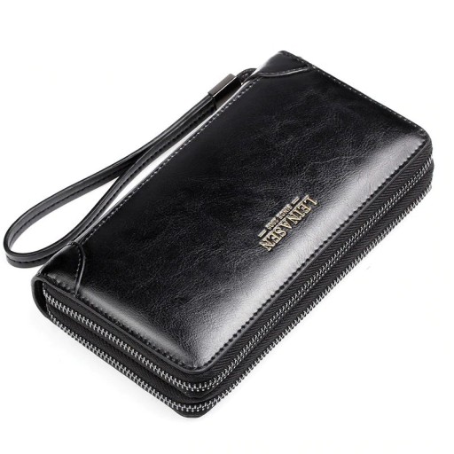 Portefeuille en cuir double pour homme M536