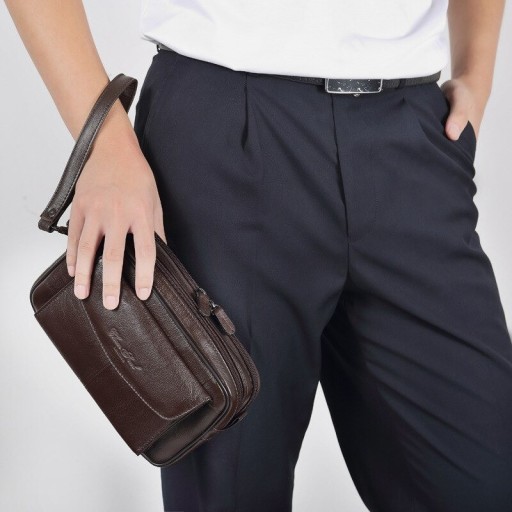 Portefeuille en cuir pour homme grand M465