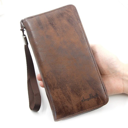 Portefeuille en cuir pour homme grand M502