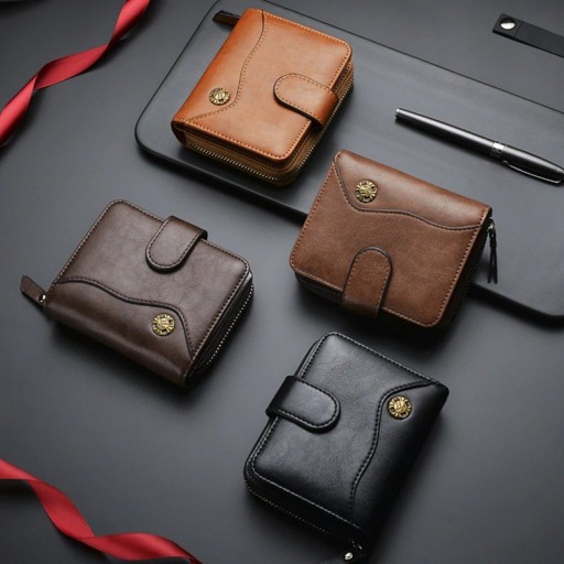 Portefeuille en cuir pour homme M196