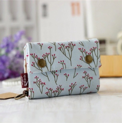 Portefeuille en tissu pour femmes