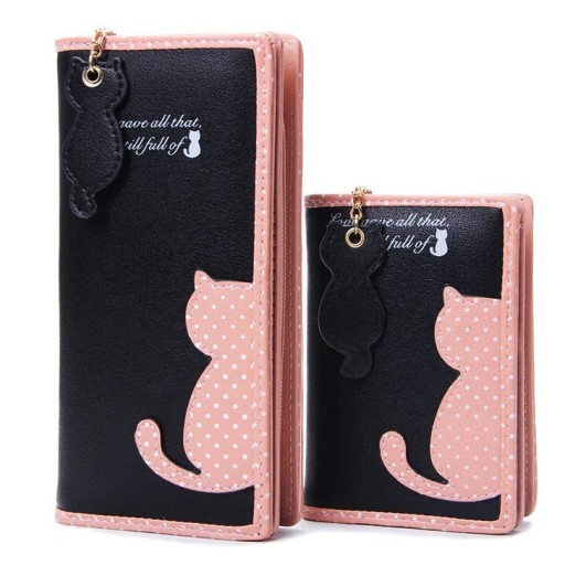 Portefeuille pour femme avec chat M211