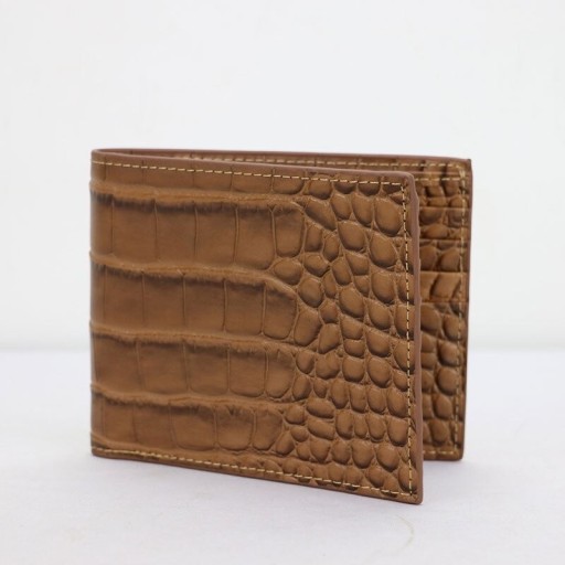 Portefeuille pour homme en cuir crocodile M619