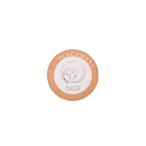Posavasos de corcho con animales