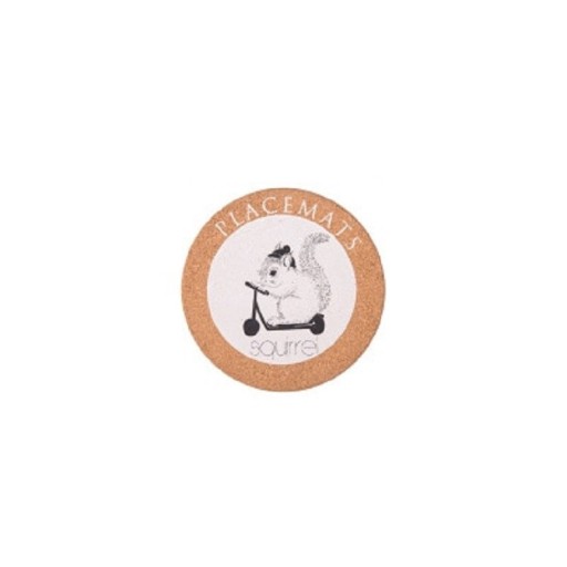 Posavasos de corcho con animales