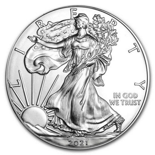 Postříbřená sběratelská mince USA 4 x 0,3 cm Nemagnetická pamětní mince roku 2020-2023 Oboustranná kovová mince Spojených států amerických