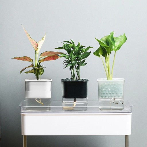 Pot de fleurs avec soucoupe H916
