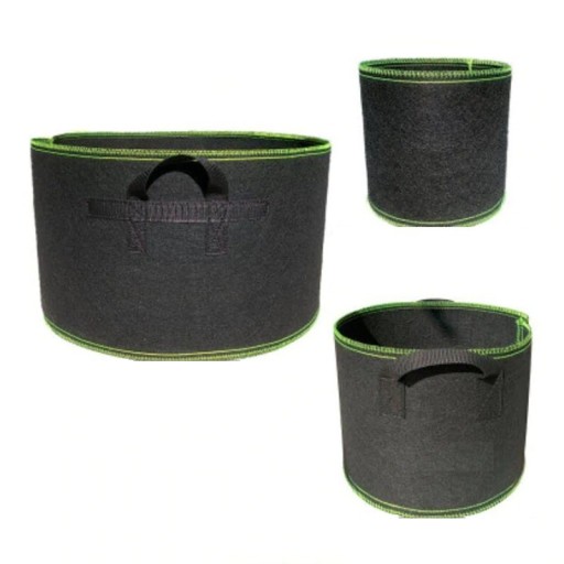 Pot de fleurs rond en tissu non tissé