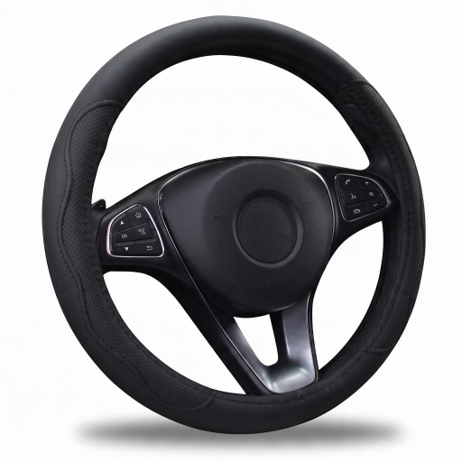 Potah na volant 37 až 38 cm z PU kože s vnútorným krúžkom Ergonomické úchopové zóny s perforáciou Kulatý tvar do auta