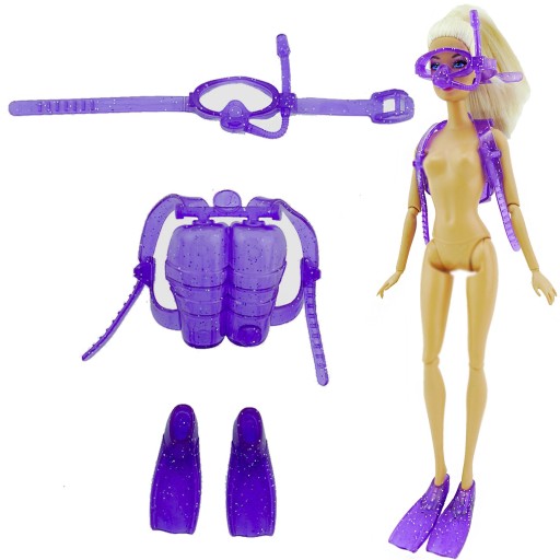 Potápačské vybavenie pre Barbie